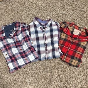 American Eagle & IZOD Flannel Bundle